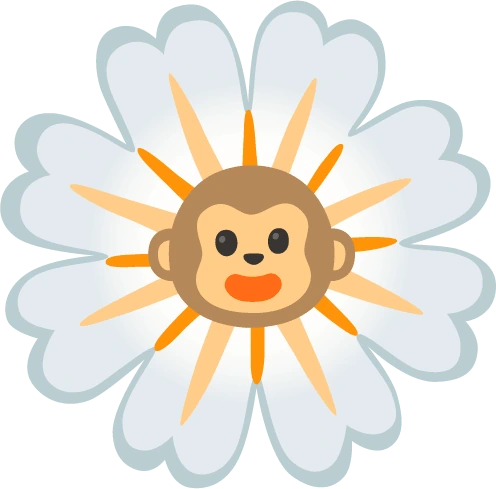 Macaquinho com florzinha